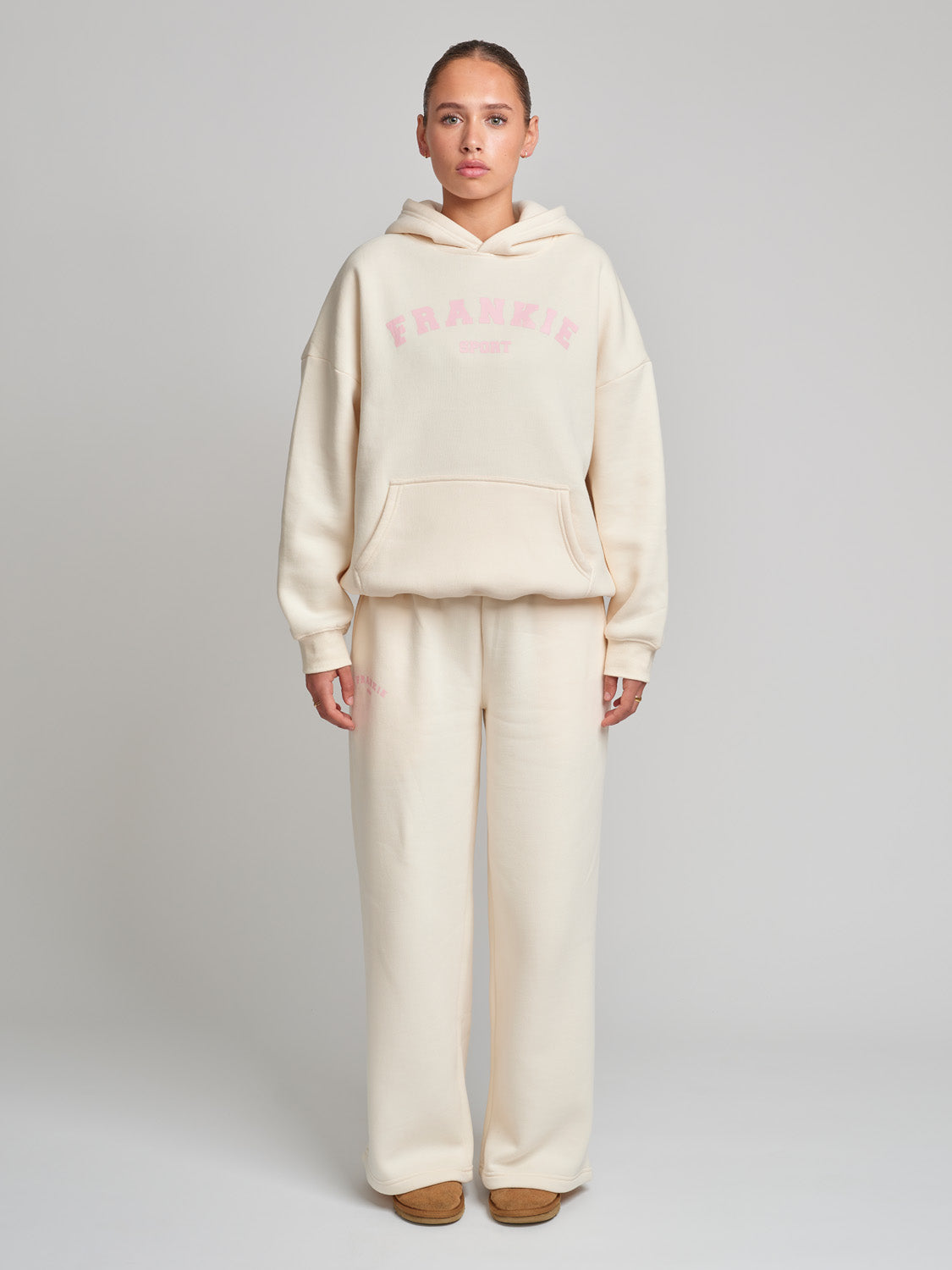 Buttercream hoodie, oversized hoodie, tracksuit set, pink hoodie, baby pink hoodie, cream hoodie, off white hoodie, dear Frankie hoodie, heavy weigh hoodie, cosy hoodie, soft hoodie, popular hoodie, tracksuit set, cream tracksuit set, comfy tracksuit set, oversized tracksuit set, baby pink track set, high quality tracksuit set, cream hood, cream and pink hoodie 