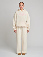 Buttercream hoodie, oversized hoodie, tracksuit set, pink hoodie, baby pink hoodie, cream hoodie, off white hoodie, dear Frankie hoodie, heavy weigh hoodie, cosy hoodie, soft hoodie, popular hoodie, tracksuit set, cream tracksuit set, comfy tracksuit set, oversized tracksuit set, baby pink track set, high quality tracksuit set, cream hood, cream and pink hoodie 